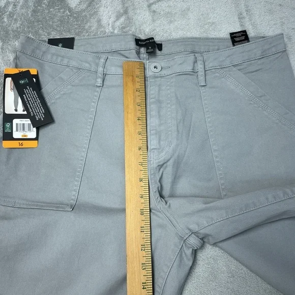 Banana Republic Women's Size 16 High Rise Twill Pant Gray d0035 - Picture 5 of 16
